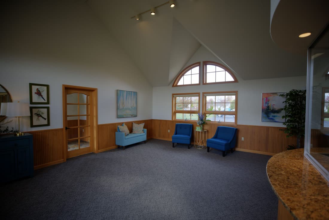 The main lobby at Cranston Family Dentistry in Beloit